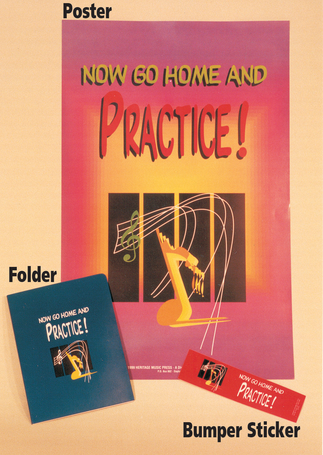 Poster - Now Go Home and Practice